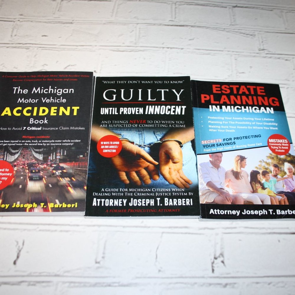 Michigan Legal, law, accident handbook guide books (b.i.)